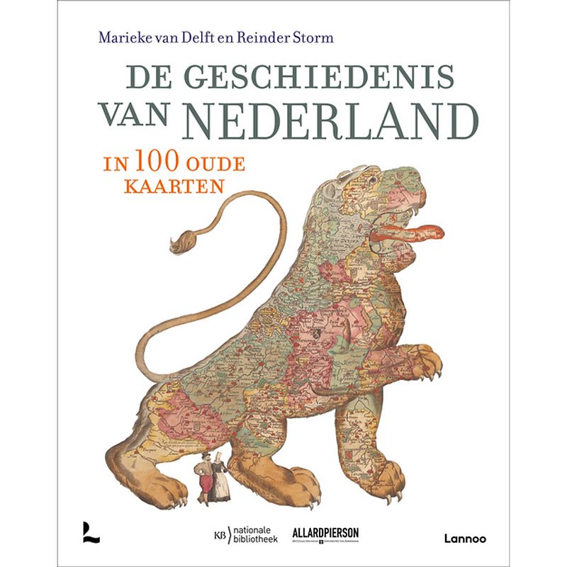 Foto van De geschiedenis van nederland in 100 oude kaarten