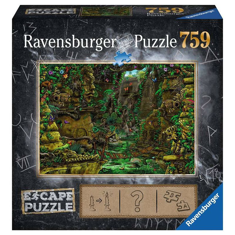 Foto van Ravensburger puzzel escape 2 temple ankor wat - 759 stukjes