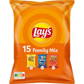 Foto van Lay'ss chips family mix 15 zakjes bij jumbo