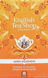Foto van English tea shop curcuma, ginger & lemongrass