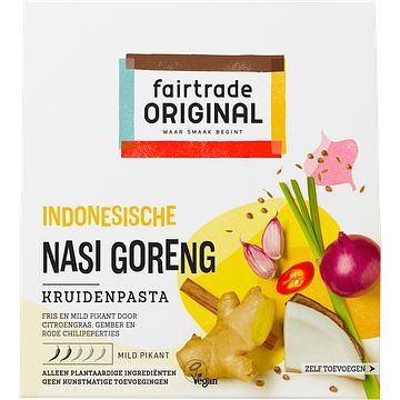 Foto van Fairtrade original indonesische nasi goreng kruidenpasta 75g bij jumbo