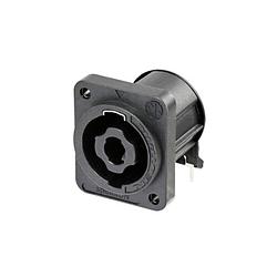 Foto van Neutrik nl4mdxx-h-3 luidsprekerconnector flensbus, contacten haaks aantal polen: 4 zwart 1 stuk(s)