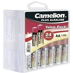 Foto van Camelion plus lr06 aa batterij (penlite) alkaline 2800 mah 1.5 v 24 stuk(s)