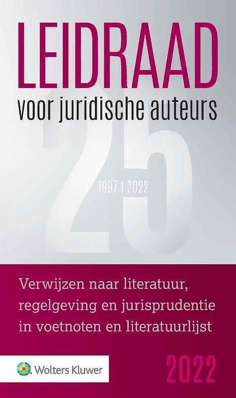 Foto van Leidraad voor juridische auteurs - paperback (9789013167153)