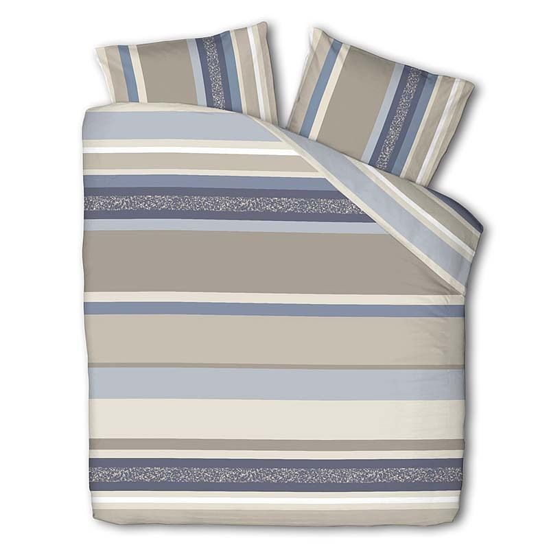 Foto van Luna bedding luna faded stripes dekbedovertrek 2-persoons (200 x 220 cm + 2 kussenslopen) dekbedovertrek