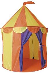 Foto van Paradiso toys speeltent circus 95 x 125 cm geel/oranje