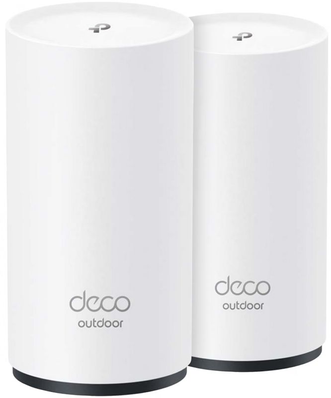 Foto van Tp-link deco x50-outdoor mesh wifi 6 2-pack