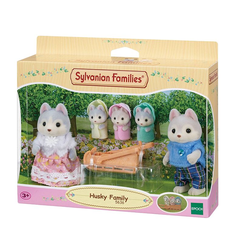 Foto van Sylvanian families familie husky - 5636