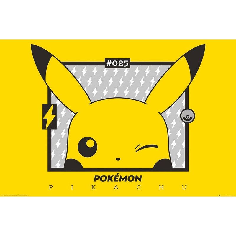 Foto van Gbeye pokemon pikachu wink poster 91,5x61cm