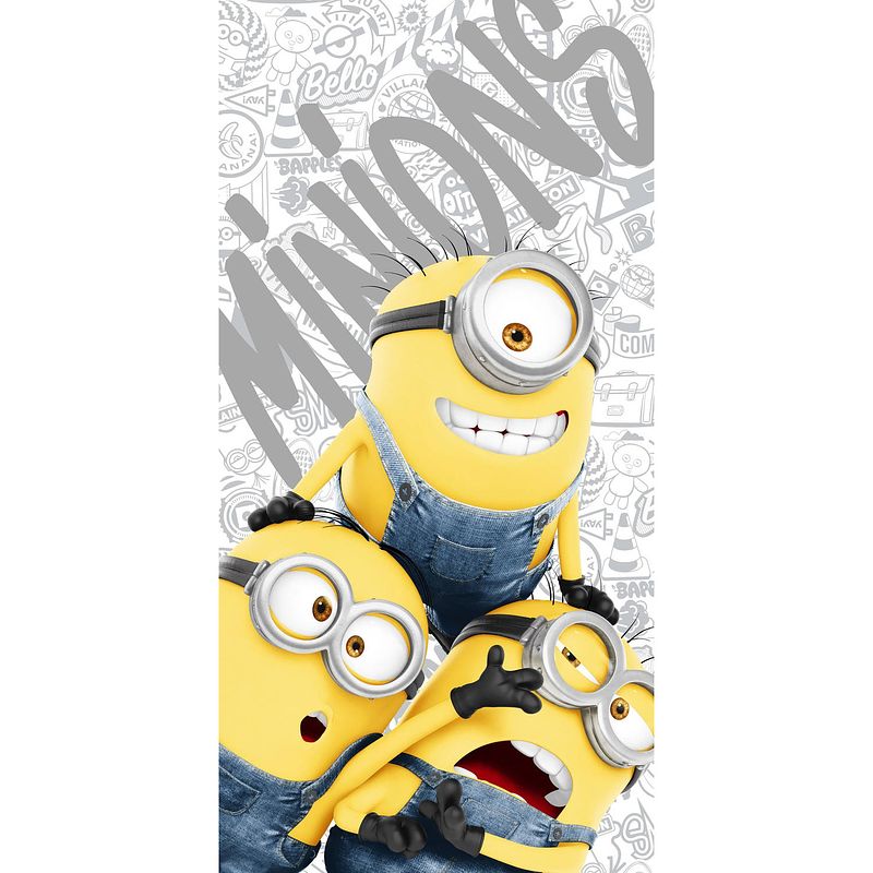 Foto van Minions 2 strandlaken - 70 x 140 cm - multi