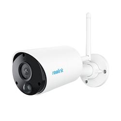 Foto van Reolink argus series b320 3mp buitenbeveiligingscamera op batterijen, slimme detectie, tweewegaudio ip-camera wit