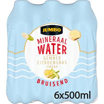 Foto van Jumbo bruisend water gembercitroengras 6 x 500ml