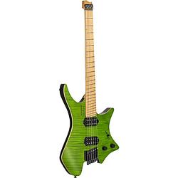 Foto van Strandberg boden standard nx 6 green headless elektrische gitaar met standard gigbag