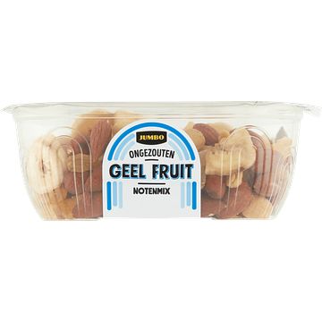 Foto van Jumbo ongezouten geel fruit notenmix 140g aanbieding bij jumbo | cup a 110250 gram