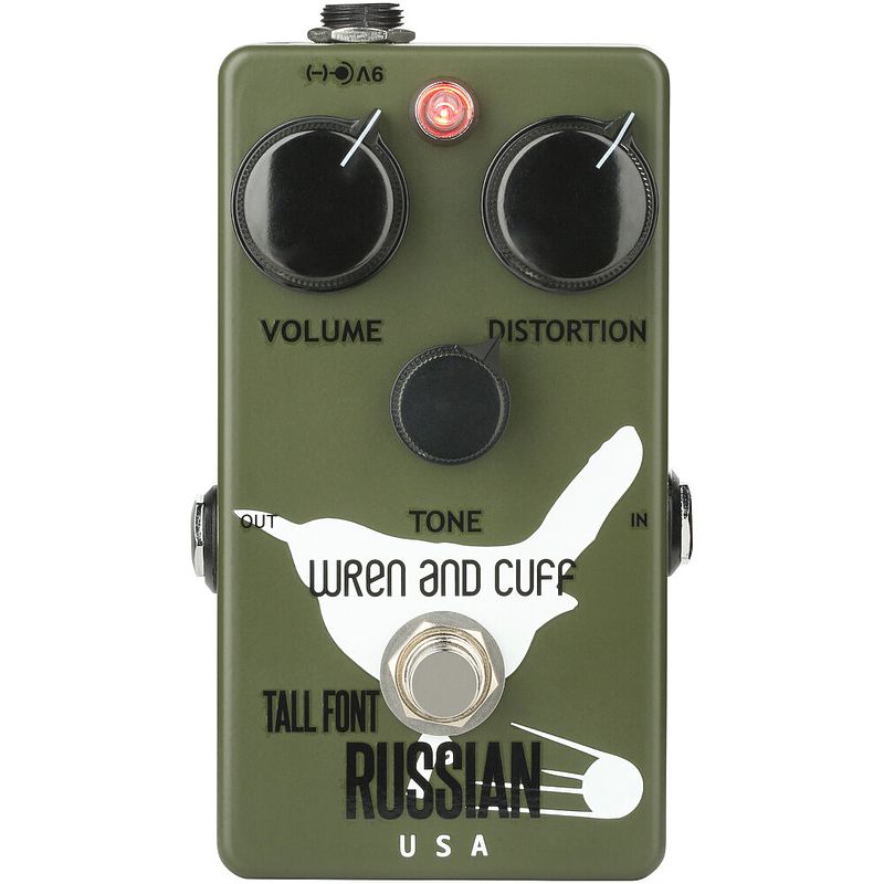 Foto van Wren and cuff tall font russian fuzz effectpedaal