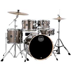 Foto van Mapex venus fusion copper metallic 5-delig drumstel incl. bekkens en hardware