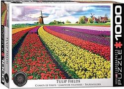 Foto van Tulip fields netherlands (1000 stukjes) - puzzel;puzzel (0628136653268)