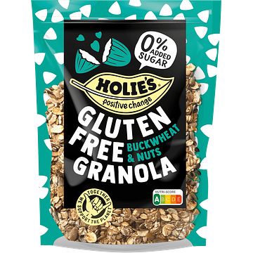 Foto van Holie gluten free buckwheat & nuts granola 330 g bij jumbo