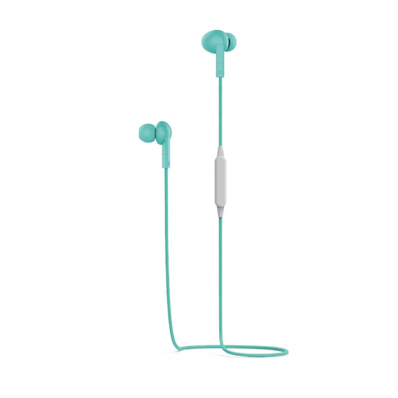 Foto van Bluetooth stereo oordopjes, groen - kunststof - celly pantone