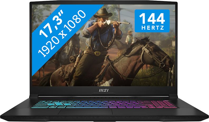 Foto van Msi katana 17 b13vgk-1058nl