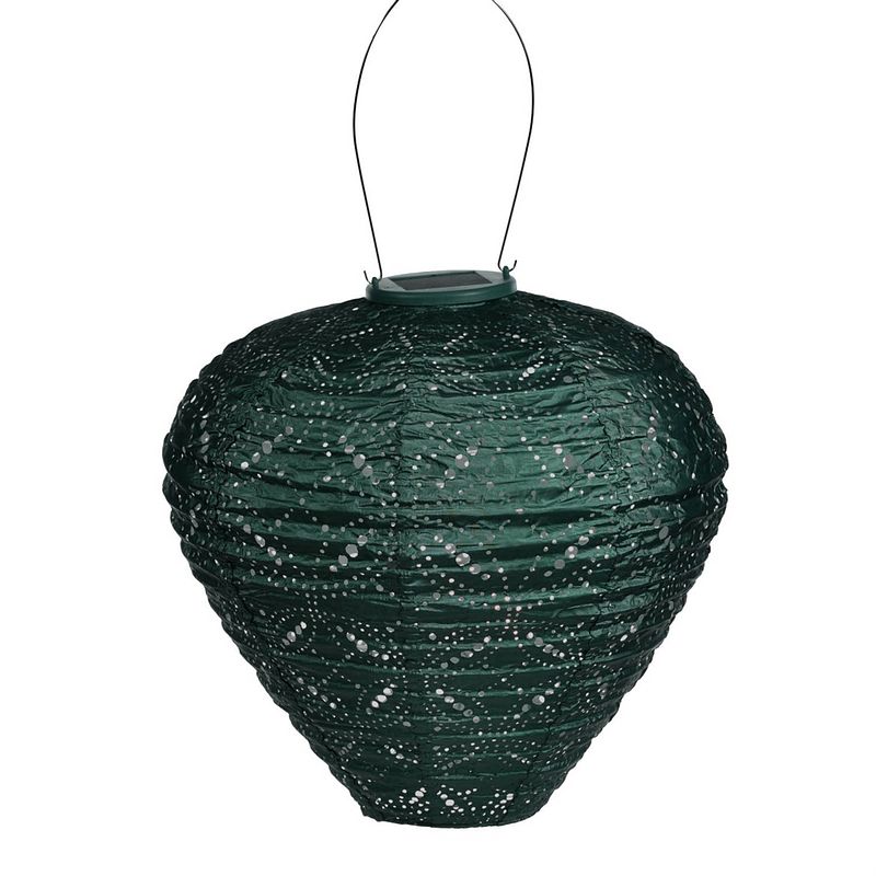 Foto van Lumiz solar lampion mandela balloon - 30 cm - groen