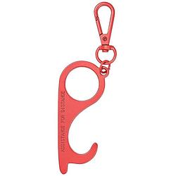 Foto van Moses sleutelhanger contactloos 12,8 cm staal rood