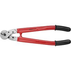 Foto van Knipex 95 77 600 draadkabelschaar geschikt voor (striptechniek) alu- en koperkabel, een- en meerdraads 14 mm 150 mm² 0