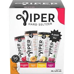 Foto van Viper hard seltzer variety pack 4x330ml bij jumbo