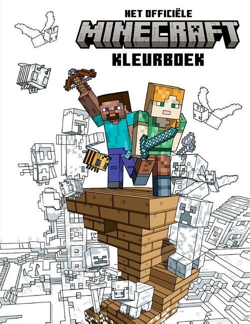 Foto van Het officiële minecraft kleurboek - diverse auteurs - paperback (9789464530155)