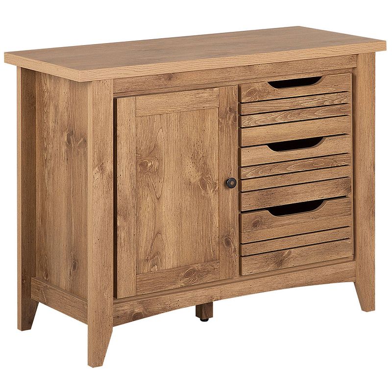 Foto van Beliani agora - commode-lichte houtkleur-mdf