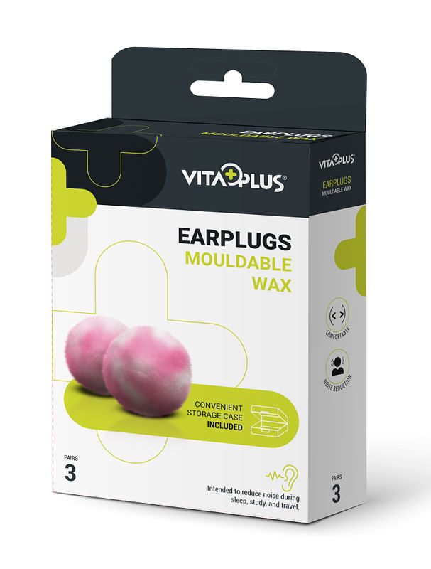 Foto van Vitaplus earplugs mouldable wax