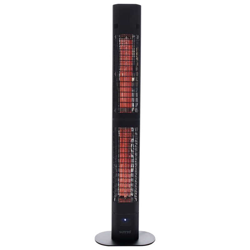 Foto van Sunred patioverwarmer royal diamond dark 3000 w rose gold carbon zwart