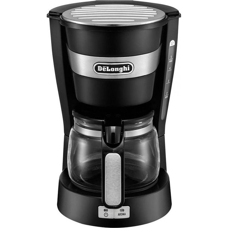 Foto van Delonghi icm 14011 bk koffiezetapparaat - zwart - 5 kopjes