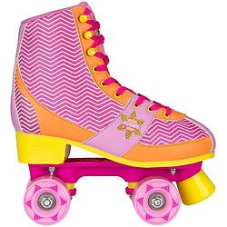 Foto van Nijdam rolschaatsen chevron dames roze mt 39/40