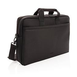 Foto van Swiss peak laptoptas deluxe 15,6 inch kunstleer zwart