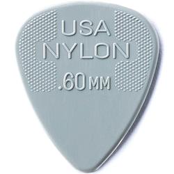 Foto van Dunlop nylon standard 0.60mm plectrum lichtgrijs