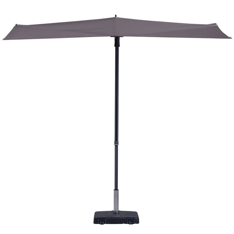 Foto van Madison balkon parasol sun wave 300x150 cm taupe pac3p015