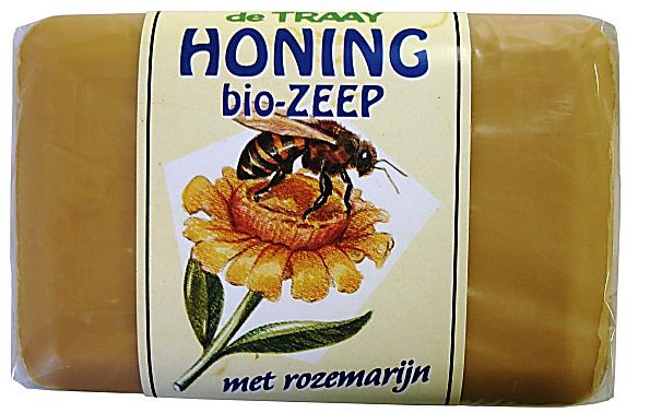 Foto van De traay zeep honing met rozemarijn