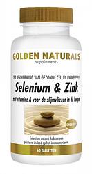 Foto van Golden naturals selenium & zink tabletten