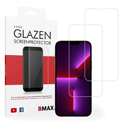 Foto van 2-pack bmax iphone 13 pro max screenprotector - glass - 2.5d