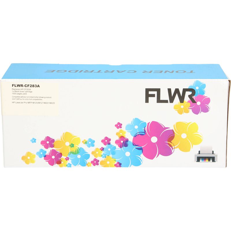 Foto van Flwr hp 83a zwart toner