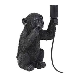 Foto van Light & living monkey tafellamp zwart