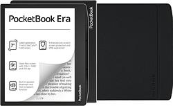 Foto van Pocketbook era 16gb zilver + flip book case zwart