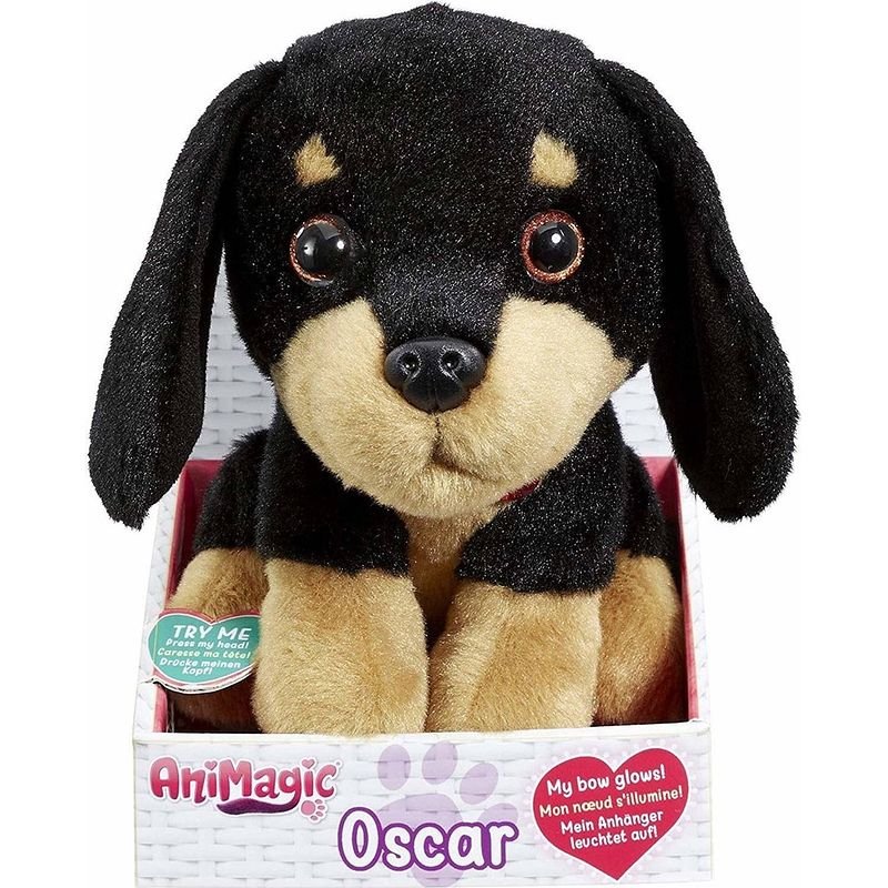 Foto van Goliath animagic little light ups oscar - kleine puppy met licht en geluid 17cm