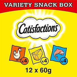 Foto van Catisfactions megabox kattensnacks 12 zakjes a 60g bij jumbo