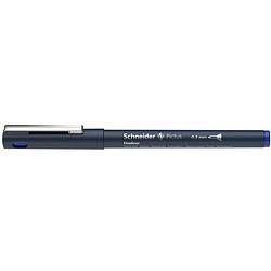 Foto van Schneider fineliner permanent pictus 0,3 mm edelstaal blauw