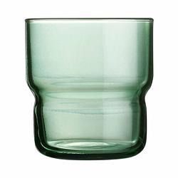 Foto van Glas arcoroc log brush groen glas (22 cl) (6 stuks)
