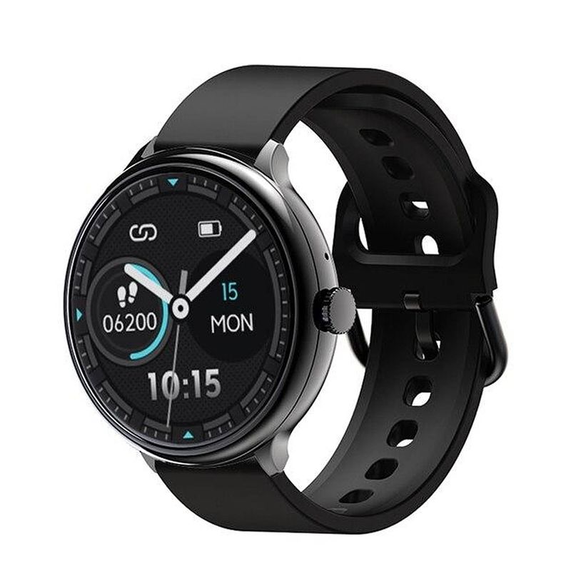 Foto van Adwear swk50 smartwatch - sierraad om je pols - met extra wit bandje