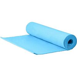 Foto van Yogamat/fitness mat blauw 173 x 60 x 0.6 cm - fitnessmat