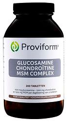 Foto van Proviform glucosamine chondroitine msm complex tabletten 240st